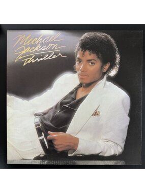 Michael Jackson – Thriller LP (1982) Epic QE 38112 – Canadian Pressing Vinyl